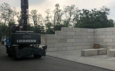 FORNITURA E POSA – NUM 580 BLOCCHI PREFABBRICATI